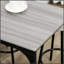 Ensemble de table de salle à manger 5 pièces avec table fixe, tabourets ergonomiques et armoire de rangement pour une expérience culinaire confortable
