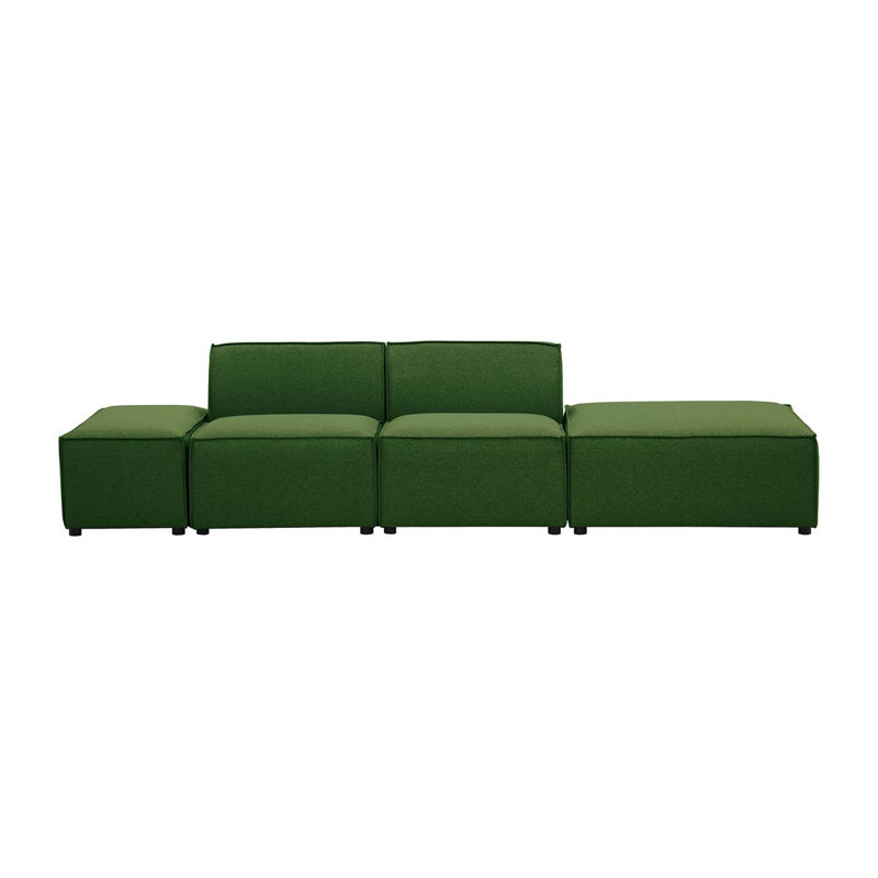 Rickart 4 Seater Sofa, Green