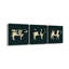 «Refined Holstein I», ensemble de 3 impressions sur toile tendue-499032300
