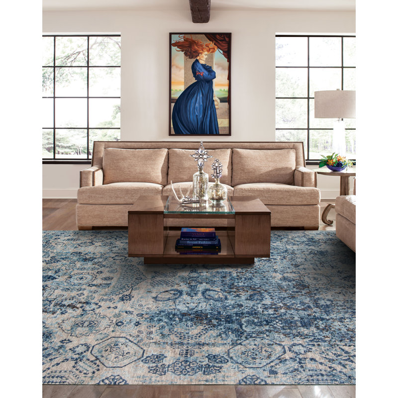 Tapis rectangulaire en laine Shangri-la, Rectangle 10 pi x 14 pi