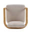 Chaise d'appoint rembourrée Hendrix-130620005