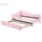 Twin Size Upholstered L-Shaped Upholstered Daybed With Pop Up Trundle-1558413695