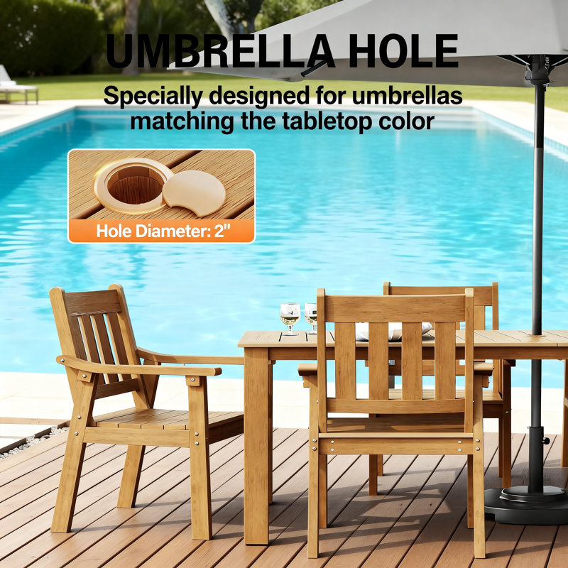 All-Weather Outdoor Waterproof Dining Sets - Rust-Resistant Modern Outdoor Dining Sets For Outside Backyard/Garden/Pool/Porch/Deck 2-Table 8-Chairs