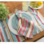 Serviette 20" à rayures extérieures Casa