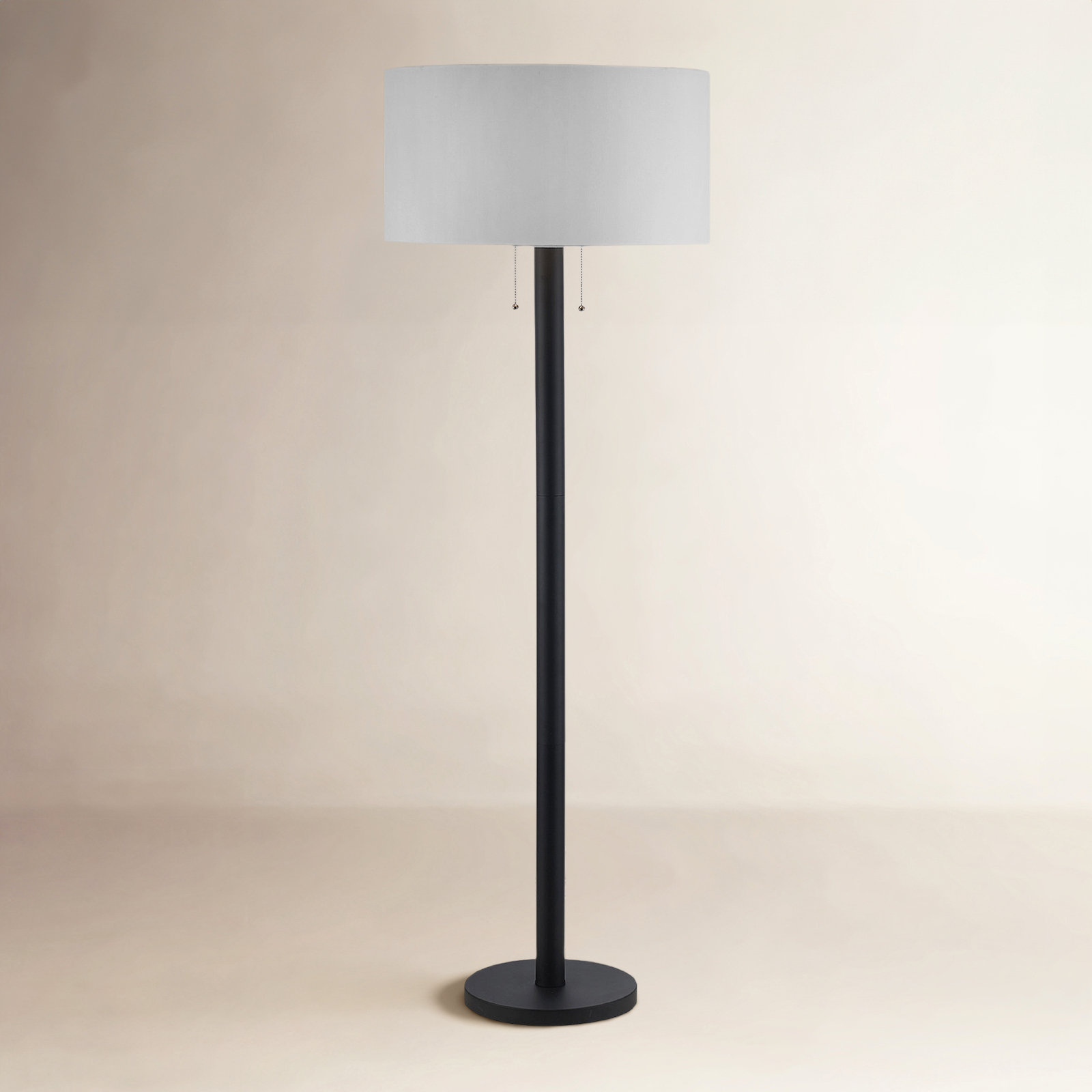 Grayton 63" Dimmable Floor Lamp, Black