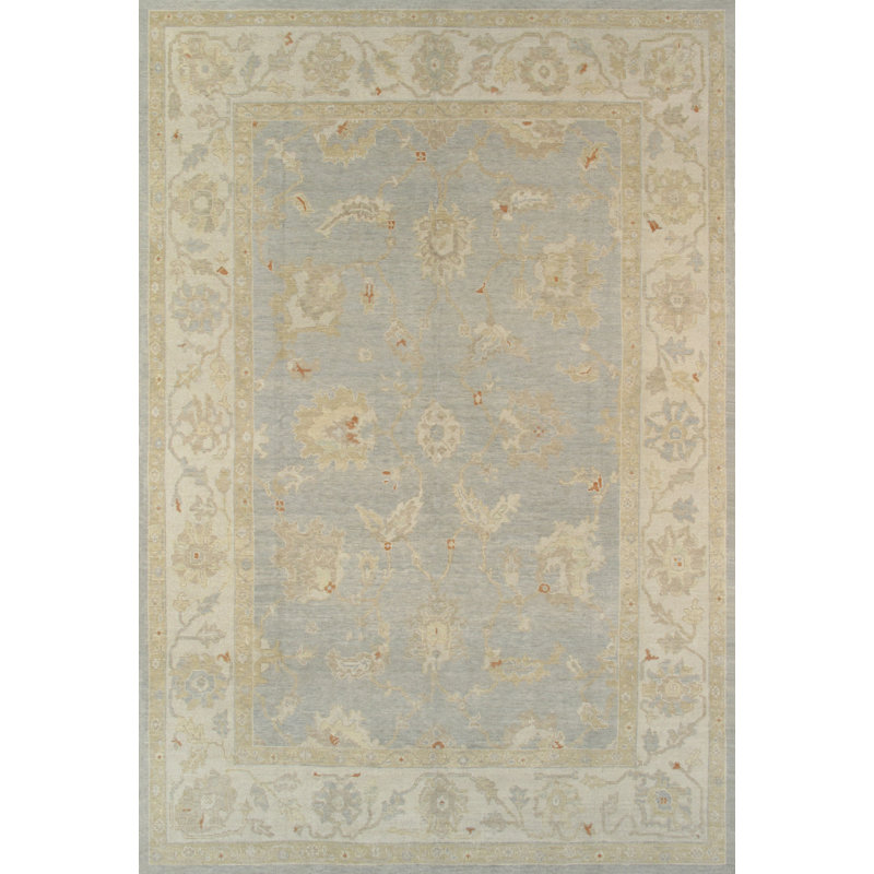 Oushak Hand Knotted Wool Oriental Indoor Rug