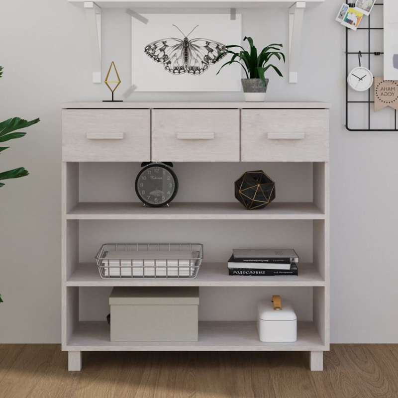 Hassanah 90cm Console Table, White