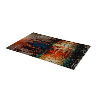 Premium Hall Carpet, 31.5 x 78.7 Inches | 100% Polyester, Antibacterial | 0.04 in Pile Height, Non-Slip Underside, Machine Washable | 3D Digital Printing | Ideal for Living Room & Entryway, Easy Maintenance