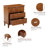 Farmhouse 3-Drawer Chest Of Drawer Nightstand