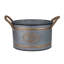 Ensemble de 3 pots décoratifs en métal Huxley