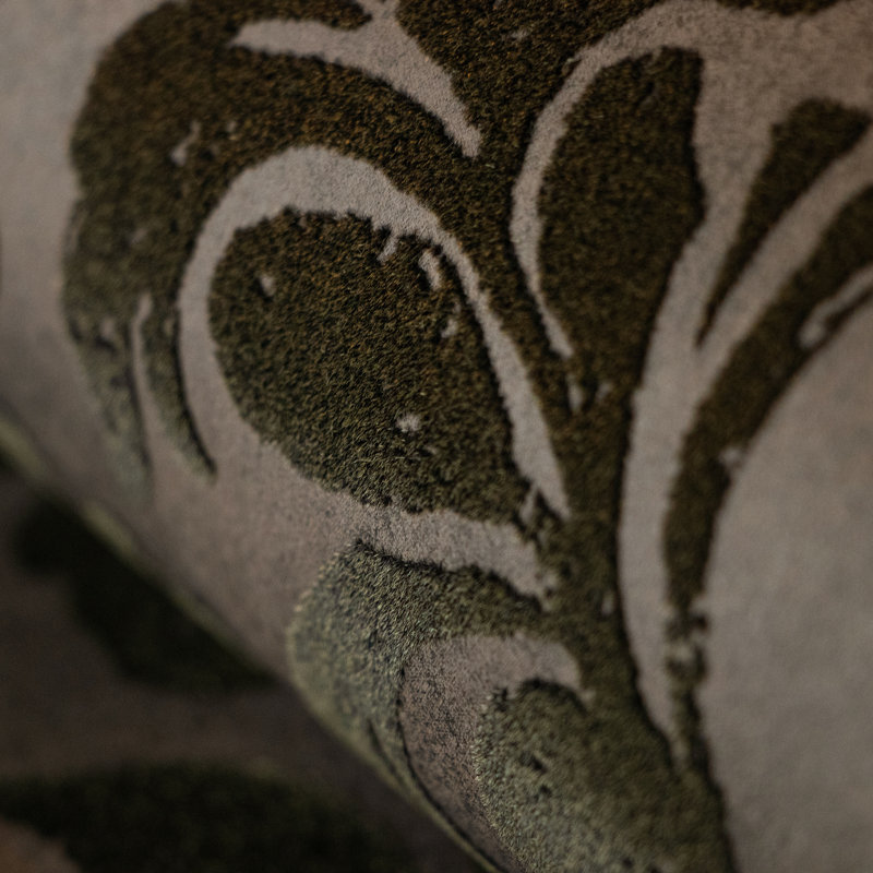 Urban Classics Collection Mayfair Flocked Damask Wallpaper Roll, Brown