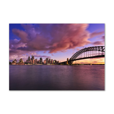 Bridge In Sidney - Wrapped Canvas Print