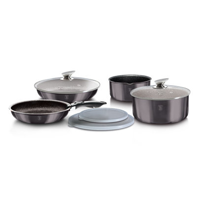 Berlinger Haus 9 Piece Aluminum Non Stick Cookware Set