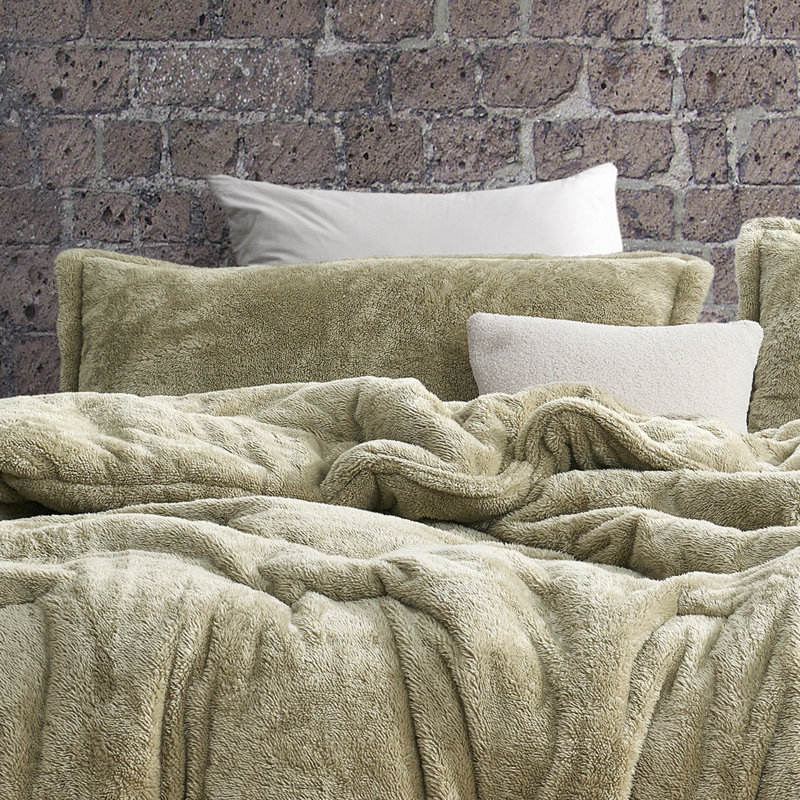The Original Plush  - Coma Inducer Single Pillow Sham, Green, Twin Extra Long
