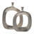 Ignasi Modern Metal Aluminum Vase with Sculptural Open Frame Design and Contemporary Curved Silhouette-89110004