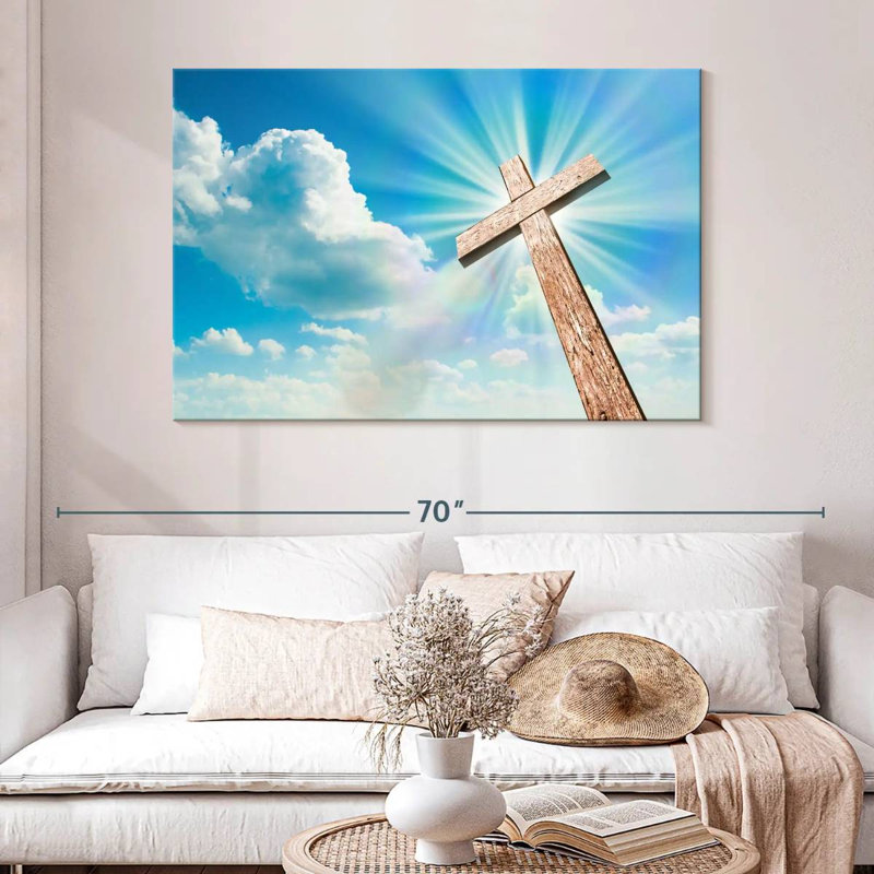 Adella Large Cross, 32" H x 48" W