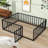  Denayah Metal Platform Bed with Fence and Door-233354925-233354924