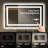48X36 Inch Frameless LED Bathroom Mirror,Smart Mirror
