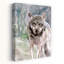 Pacific Coast Wildlife 1 Abstract Contemporary Wolf Landscape Wildlife Wall Art Print-1307649633