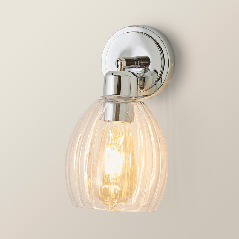 Alaynah Armed Sconce, 1, Chrome