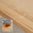 Burlywood Rectangular Solid Wood Dining Table-1130990698
