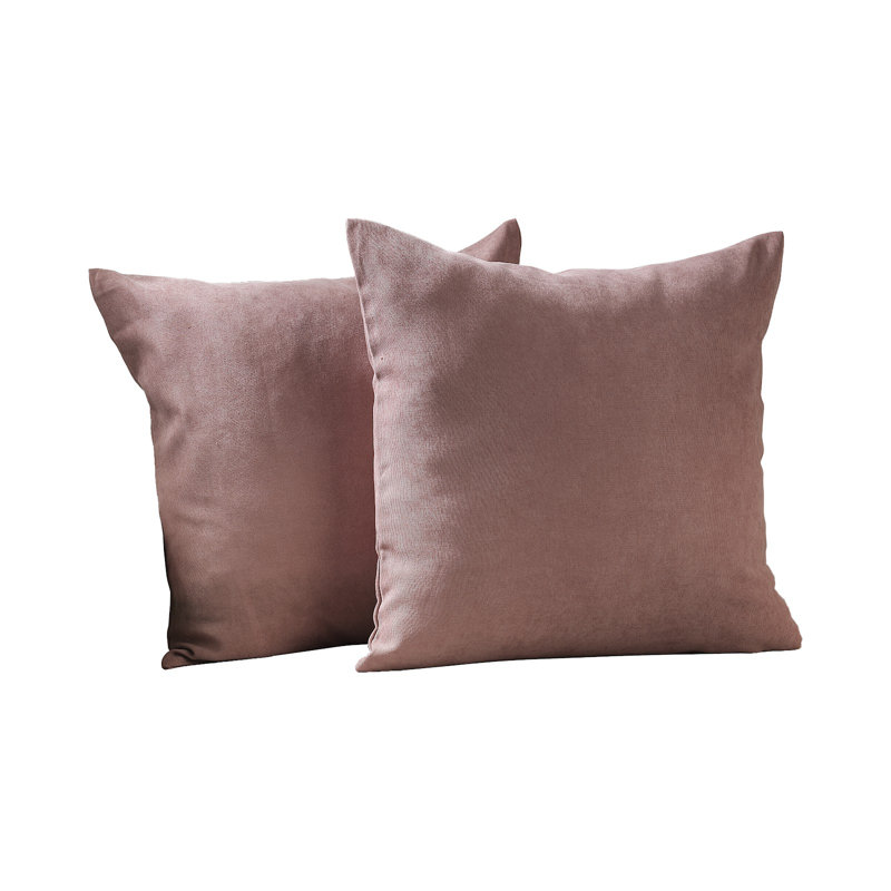 Housses de coussin décoratif, H 12 po x l 20 po, Rose rose