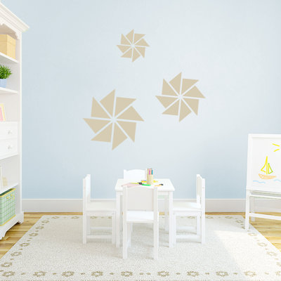 Abstract Non-Wall Damaging Wall Decal