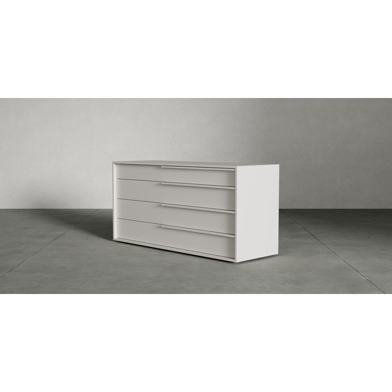 Jane 4 Drawer Dresser, Chateau Gray