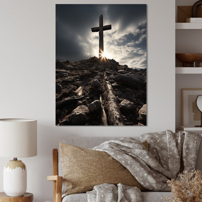 " Religious Cross Celestial Hope "