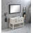 Wenty 19'' White Ceramic Rectangular Bathroom Sink