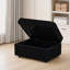 Repose-pieds surdimensionné en velours côtelé de 40 po, repose-pieds rembourré avec rangement dissimulé, repose-pieds capitonné moelleux pour salon, chambre à coucher, appartement et bureau-136326590