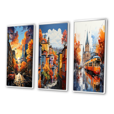 " City Minneapolis Popart II " 3 - Pieces