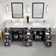 Didomenico 96'' Double Bathroom Vanity with Carrara Quartz Top