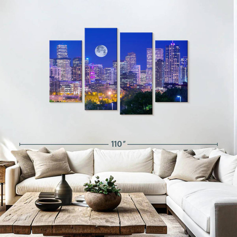 Nicci Moon Over Denver, H 48 po x l 75 po