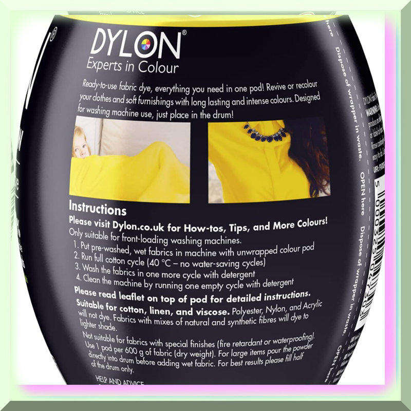 Sunflower Soft Wash Pods 350g Fabric Dye