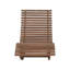 Deakin Long Acacia Single Chaise with Cushions-431637485