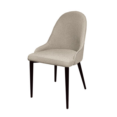 Algol 46cm H Fabric Upholstered Side Chair in Gray