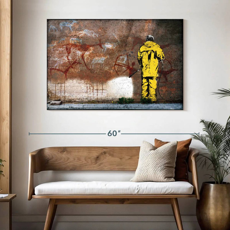 Leisha Street Cleaner, 32" H x 48" W