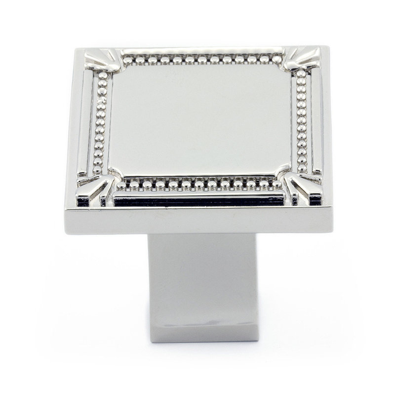 Poignée carrée Expression, Nickel