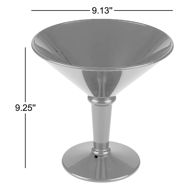 Alfreida Verre à martini, Noir