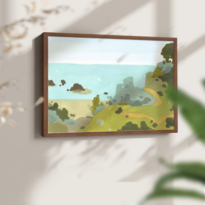 Coastal Inlet III - Reproduction encadrée - Restickable