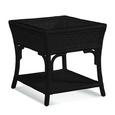 Boca Glass Top End Table