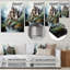 Château fort enchanté Châteaux II - décoration murale en métal Châteaux-1846412205