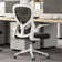 Polyurethane Task Office Chair with  Flip-up Arms and Desk Chairs for Home and Office