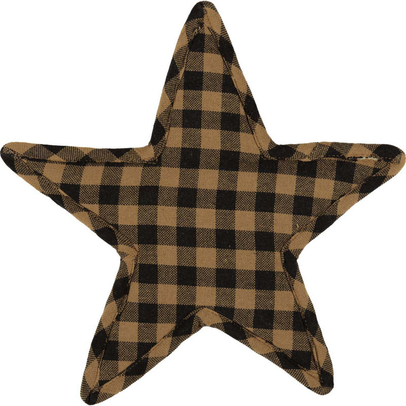 Navy Star Cotton 1 Piece Trivet, Black