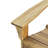 Foldable Chair , Made Of Rich Wood, For Outdoor Relaxation, 37.74 In. High, Weathered Steel Finish, Natural Color Chair, Wood Construction, Deck Seating, Height, 31.82 Width, 29.86 Depth, Folding-740021466