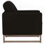 Black Accent Chair With Metal Legs