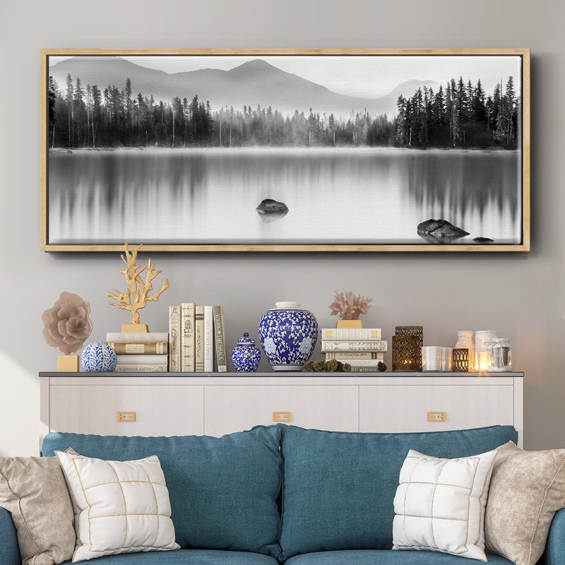 Mountain Reflection - toile encadrée