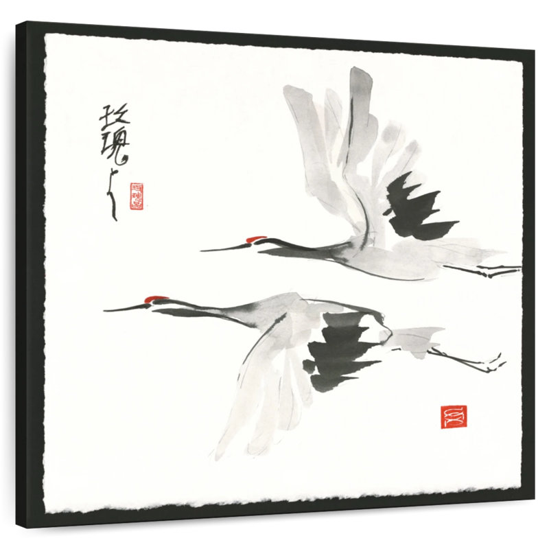 Brampt Zen Crane, 10" H x 10" W