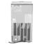 Machine à glace autoportante Maxx Ice V-Series, en acier inoxydable avec bordure noire